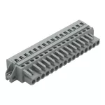 1-przewodowe gniazdo CAGE CLAMP®, szara 231-116/027-000