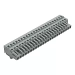1-przewodowe gniazdo CAGE CLAMP®, szara 231-123/008-000