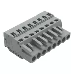 1-przewodowe gniazdo CAGE CLAMP®, szara 231-108/102-000