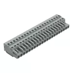 1-przewodowe gniazdo CAGE CLAMP®, szara 231-121/102-000