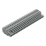 1-przewodowe gniazdo CAGE CLAMP®, szara 231-122/102-000