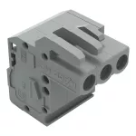1-przewodowe gniazdo, kątowe CAGE CLAMP®, szara 232-103/026-000