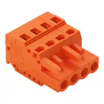 1-przewodowe gniazdo CAGE CLAMP®, pomarańczowa 231-304/102-000