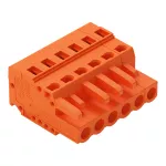1-przewodowe gniazdo CAGE CLAMP®, pomarańczowa 231-306/102-000