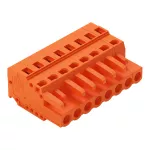 1-przewodowe gniazdo CAGE CLAMP®, pomarańczowa 231-308/102-000