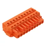 1-przewodowe gniazdo CAGE CLAMP®, pomarańczowa 231-310/107-000