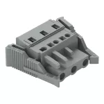 1-przewodowe gniazdo CAGE CLAMP®, szara 231-203/037-000