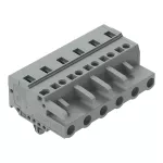 1-przewodowe gniazdo CAGE CLAMP®, szara 231-206/008-000