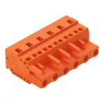 1-przewodowe gniazdo CAGE CLAMP®, pomarańczowa 231-706/026-000