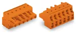 2-przewodowe gniazdo Push-in CAGE CLAMP®, pomarańczowa 231-2702/026-000