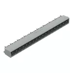 Wtyk THT Pin lutowniczy 1,2 x 1,2 mm konstrukcja kątowa, szary 231-478/001-000
