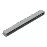 Wtyk THT Pin lutowniczy 1,2 x 1,2 mm konstrukcja kątowa, szary 231-481/001-000
