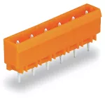 Wtyk THT Pin lutowniczy 1,0 x 1,0 mm konstrukcja prosta, pomarańczowy 231-735/001-000