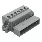 Wtyk 1-przewodowy CAGE CLAMP®, szary 231-606/019-000