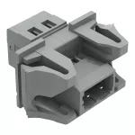 Wtyk 1-przewodowy CAGE CLAMP®, szary 231-602/114-000