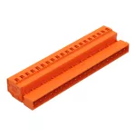 Wtyk 1-przewodowy CAGE CLAMP®, pomarańczowy 231-650