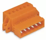 Wtyk 1-przewodowy CAGE CLAMP®, pomarańczowy 231-650/019-000