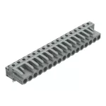 Gniazdo THT Pin lutowniczy 0,6 x 1,0 mm konstrukcja kątowa, szare 232-247
