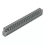 Gniazdo THT Pin lutowniczy 0,6 x 1,0 mm konstrukcja prosta, szare 232-152