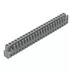 Gniazdo THT Pin lutowniczy 0,6 x 1,0 mm konstrukcja prosta, szare 232-153