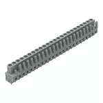 Gniazdo THT Pin lutowniczy 0,6 x 1,0 mm konstrukcja prosta, szare 232-154