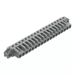 Gniazdo THT Pin lutowniczy 0,6 x 1,0 mm konstrukcja kątowa, szare 232-248/031-000