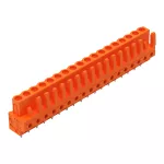 Gniazdo THT Pin lutowniczy 0,6 x 1,0 mm konstrukcja prosta, pomarańczowa 232-178