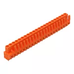 Gniazdo THT Pin lutowniczy 0,6 x 1,0 mm konstrukcja prosta, pomarańczowa 232-182