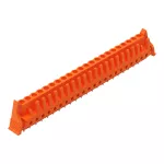 Gniazdo THT Pin lutowniczy 0,6 x 1,0 mm konstrukcja prosta, pomarańczowa 232-182/039-000