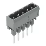Wtyk do złączek listwowych Piny 1,2 x 1,2 mm konstrukcja prosta, szary 231-165/003-000