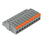 Gniazdo 1-przewodowe dźwignia Push-in CAGE CLAMP®, szary 2231-1110/327-000