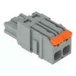 Gniazdo 1-przewodowe dźwignia Push-in CAGE CLAMP®