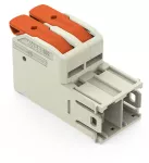 Wtyk 1-przewodowy dźwignia Push-in CAGE CLAMP®, jasnoszary 832-1202/000-9034