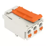 Wtyk 1-przewodowy Push-in CAGE CLAMP®, jasnoszary 2092-3522/020-000