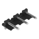 Listwa pinów lutowniczych Pin lutowniczy Ø 1,4 mm konstrukcja kątowa, czarna 2092-3723