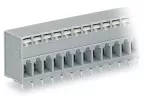 Złączka do płytek drukowanych przycisk 2,5 mm² RM 5 mm 4-bieg, szara 741-104