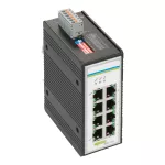 Switch przemysłowy 8-portowy 1000BASE-T, czarny