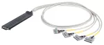 Przewód systemowy; do Siemens S7-400; 2 x 8 wyjść dwustanowych do wyższych napięć; długość 2 m; przekrój przewodu 0,34 mm²