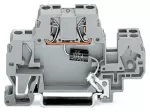 Złączka do zabudowy elementów 2-piętrowe, szara 870-523/281-594