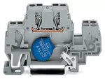 Złączka do zabudowy elementów 2-piętrowe, szara 870-523/281-588