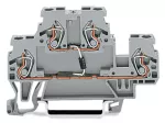 Złączka do zabudowy elementów 2-piętrowe, szara 870-540/281-481