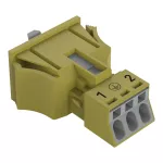 Gniazdo Snap-In jasnozielone 890-763/073-000