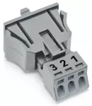 Wtyk Snap-In szary 890-753