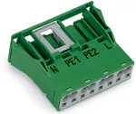 Gniazdo Snap-In zielone 770-2324