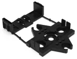Adapter montażowy; 2- do 5-bieg., czarny