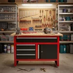 AWTOOLS STÓŁ WARSZTATOWY 4 SZUFLADY 120x60x85cm