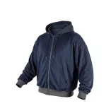 Bluza rozpinana z kapturem COMFORT, granatowa, rozmiar L