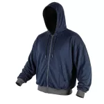 Bluza rozpinana z kapturem COMFORT, granatowa, rozmiar XL