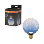 Lampa LED Z KLOSZEM WYKONANYM ZE SZKŁA RYFLOWANEGO LFLATCRKGLR 3,5W/827 230V BL E276X1OSRAM