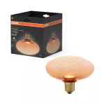 Lampa LED Z KLOSZEM WYKONANYM ZE SZKŁA RYFLOWANEGO